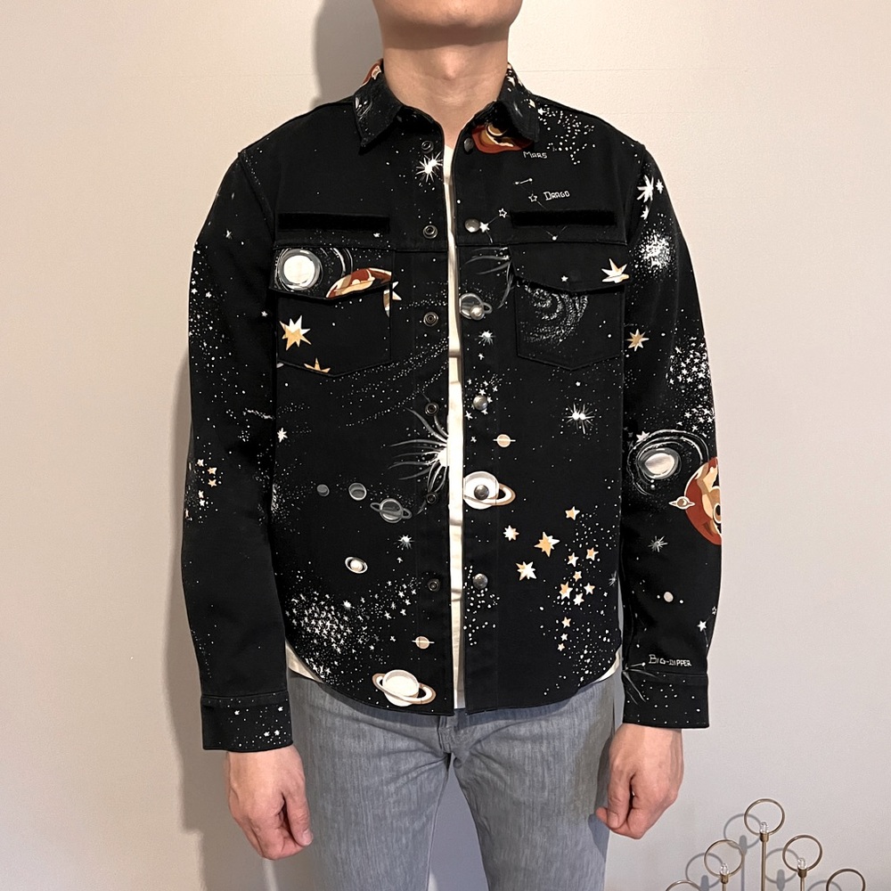 Valentino men's galaxy denim Jack